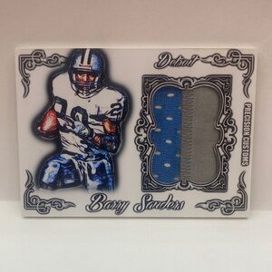 Barry Sanders Lions Custom Card (075)